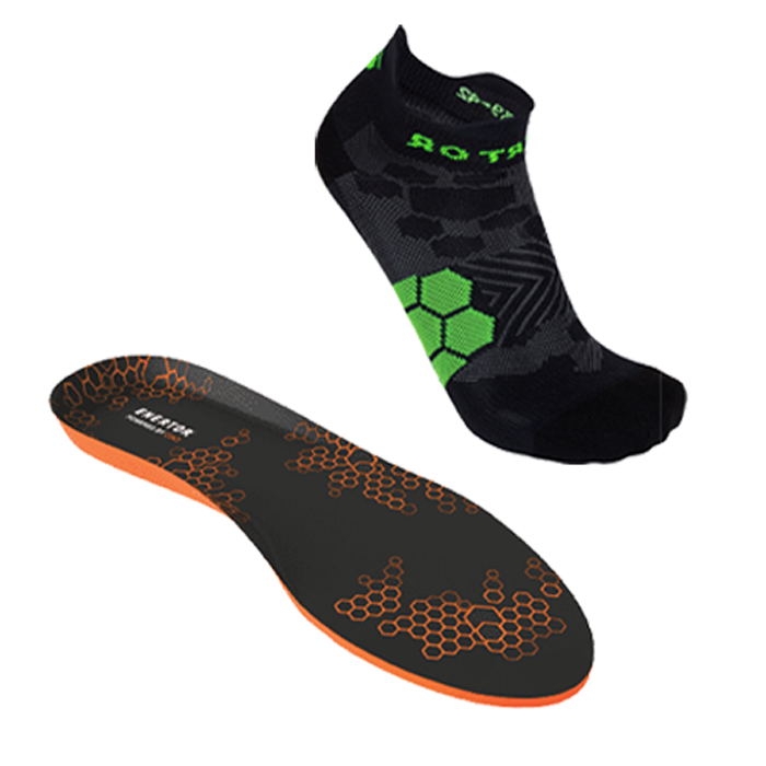 Kit per l'Atleta - Solette Comfort & Calze Energy Run